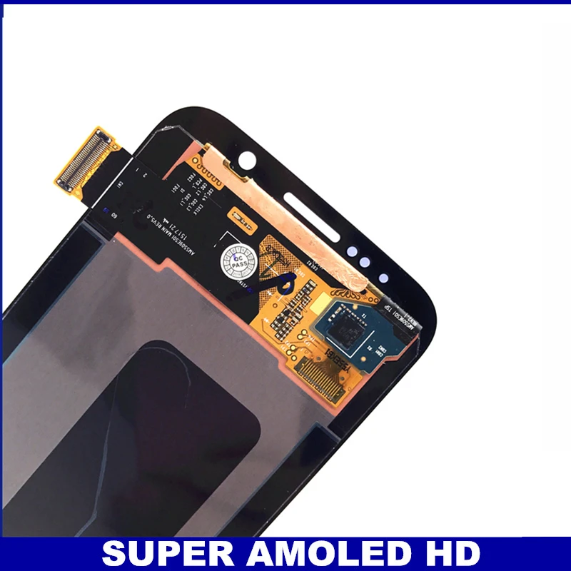 Супер AMOLED ЖК дисплей для samsung Galaxy S6 G920 G9200 G920F G920A G920I с кодирующий преобразователь