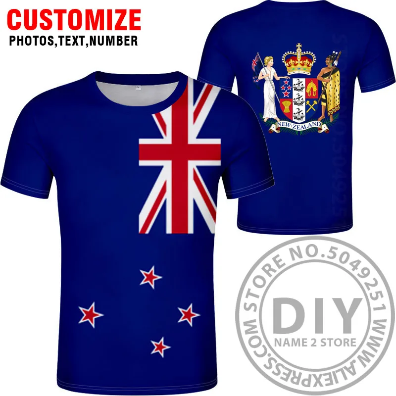 Style 2 Новая Зеландия футболка diy на заказ имя номер nzl футболка Национальный флаг nz маори страна колледж печать фото логотипы одежда - Цвет: Style 2