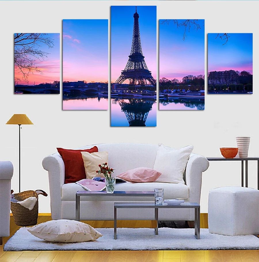 Картина на стену рисунок холсте Эйфелева башня Париж украшение для дома