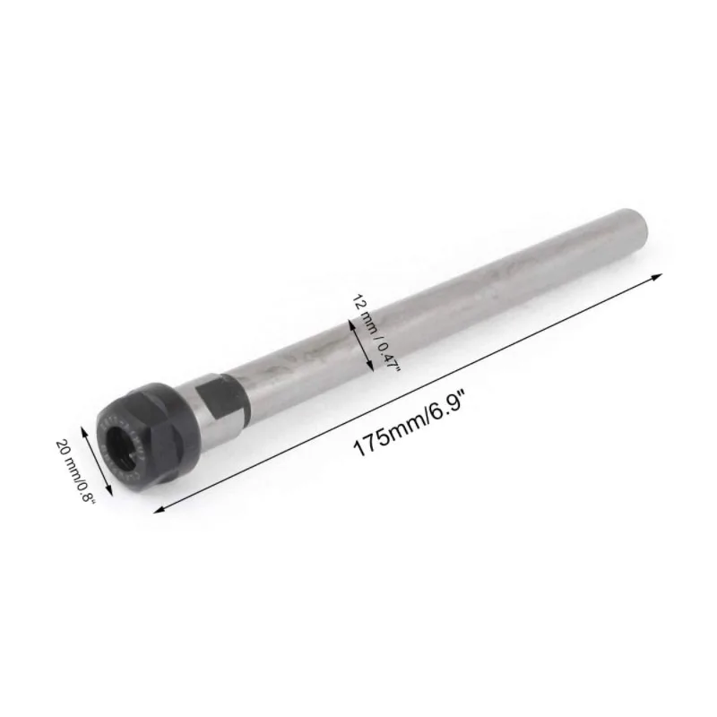 Удлинитель для токарного станка с прямым цанговым патроном C12-ER11-150L диаметр