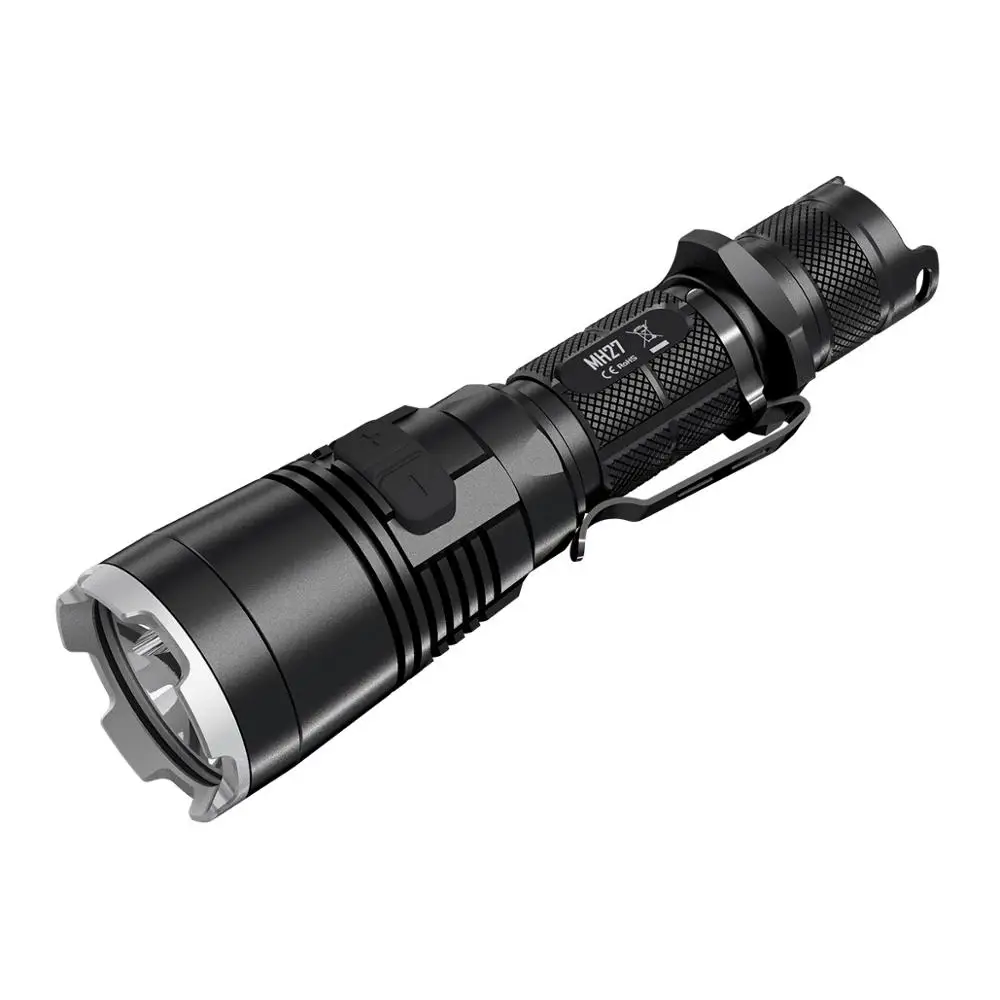 

2015 New Nitecore MH27 Flashlight CREE XP-L HI V3 LED 1000LM RGB LED High Bright Torch Waterproof Freeshiping