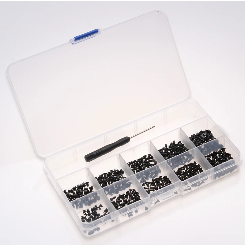 500 шт. набор аксессуаров для винтов с шестигранной головкой|socket screw|hexagon socket screwblack