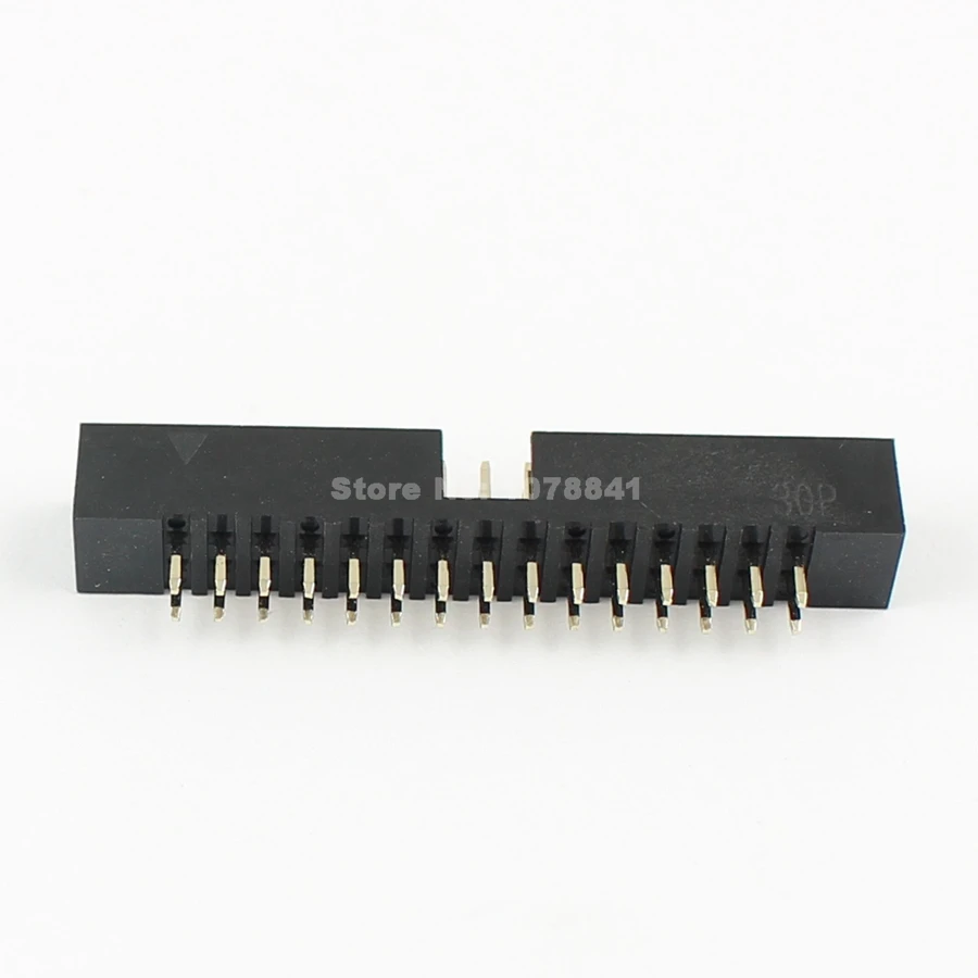 10 шт 2 мм 2x15 Pin 30 прямой мужской окутанный PCB Заголовка коробки разъем IDC|sockets 2mm|socket