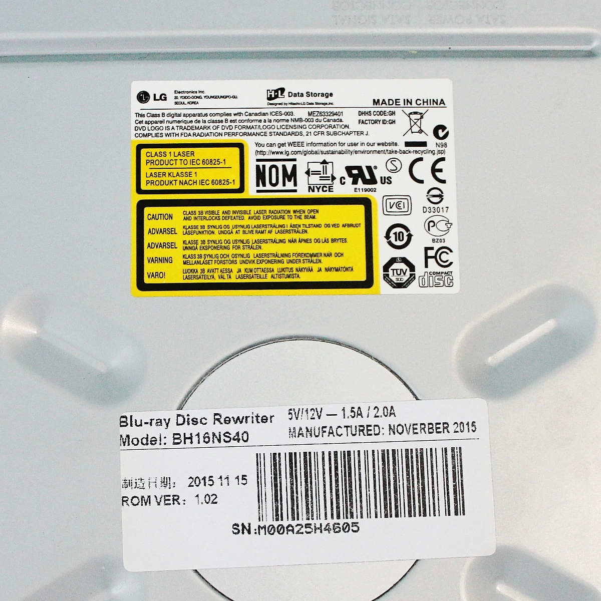 OEM для LG BH16NS48/40 SATA BDXL Super Multi встроенный 16x Blu Ray диск Rewriter Burner Drive 3D Play можно написать