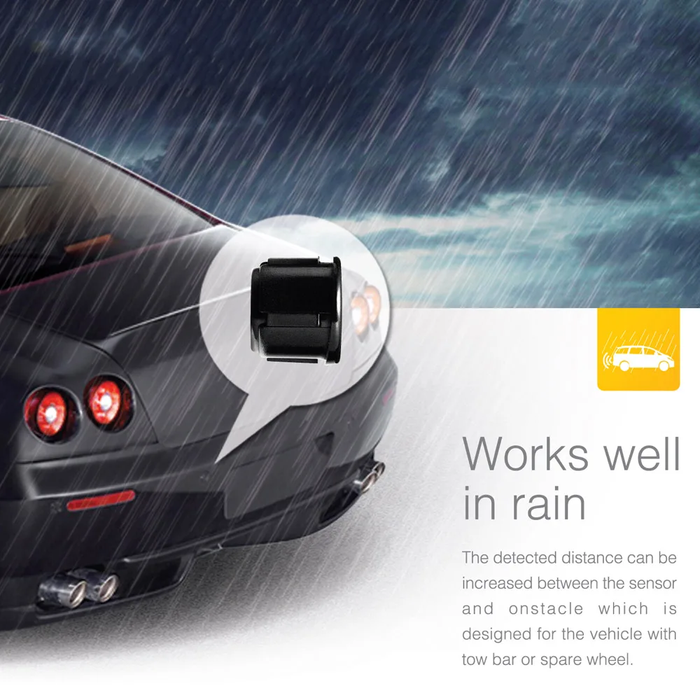 Steelmate D2 цифровой из светодиодов автомобиля парковки оказание помощи системы