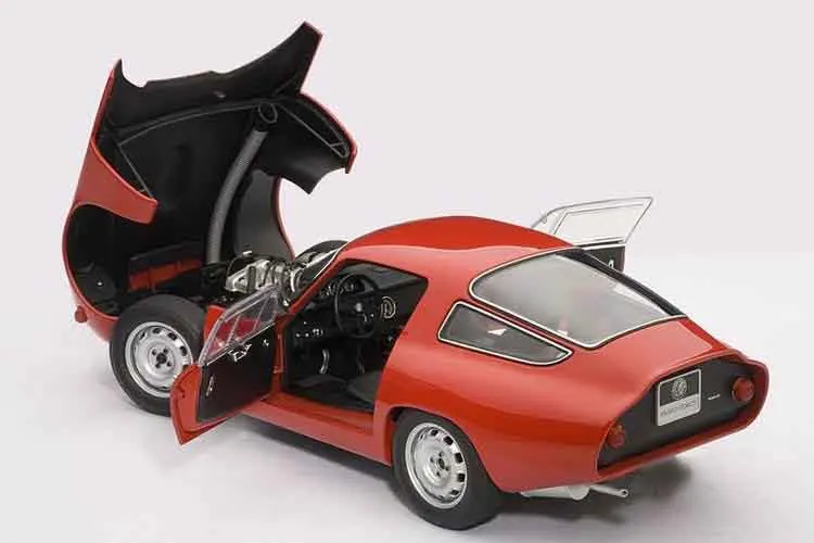 1:18 AUTOart 1963 Alfa Romeo TZ ALFA ROMEO TZ модель автомобиля из сплава для детей Подарки