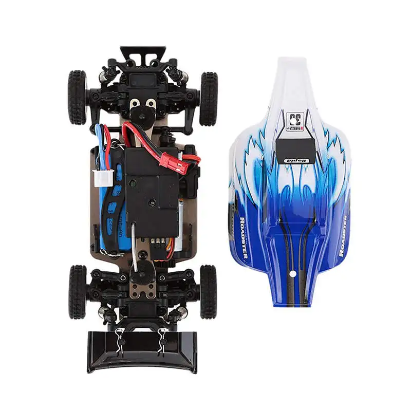 Радиоуправляемый автомобиль WLtoys K979 1:28 внедорожный Багги 2,4G ARR RTR 4WD с бесщеточная модернизация Leopard LBA1625 двигатель QuicRun 30A ESC