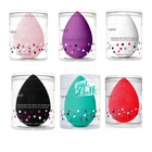 Косметическая Мягкая губка для основы под макияж, губка для растушевки и растушевки, менее гладкая губка для пудры, большая яйцевидная губка