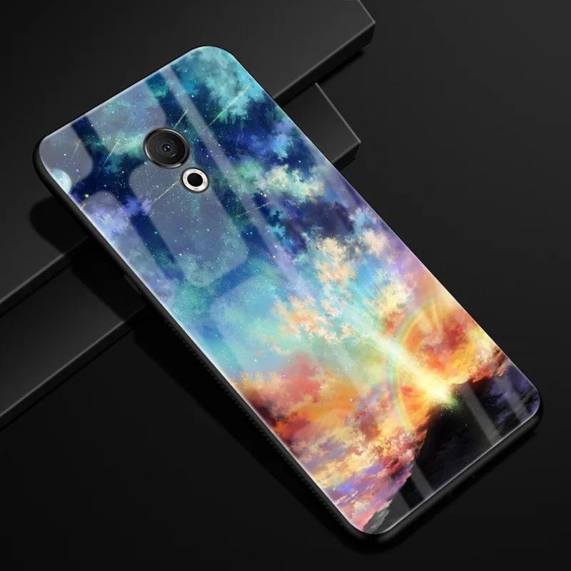 Для Meizu 15 Lite M15 чехол из закаленного стекла жесткий чехол для Meizu 15 Lite M15 чехол для задней панели для Meizu M15 15 Lite M871Q M871H чехол s