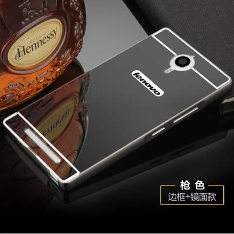 Для Fundas Lenovo K3 K4 K5 NOTE S850 P70 S90 Z90 vibe P2 K6 Note чехол Hybird зеркальный металлический