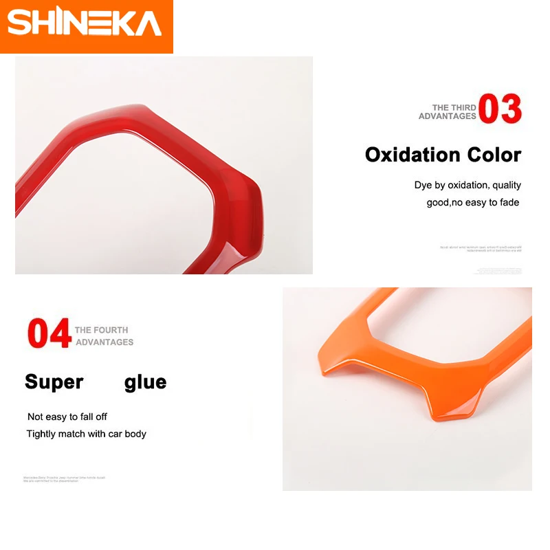 Декоративная панель переключения передач SHINEKA ABS для салона автомобиля наклейки