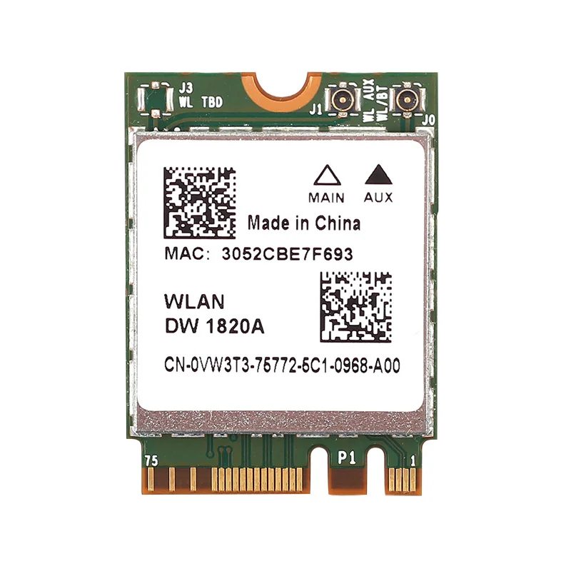 Беспроводной AC двухдиапазонный 867 Мбит/с Bluetooth 4 1 DW1820A 802.11ac M.2 NGFF wifi карта Broadcom