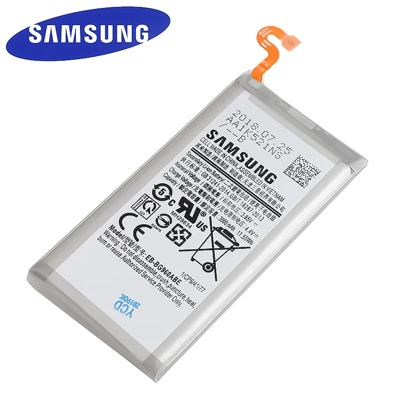 Samsung сменный аккумулятор для samsung Galaxy S9 G9600 SM-G960F SM-G960 G960F G960 EB-BG960ABE 3000 мАч