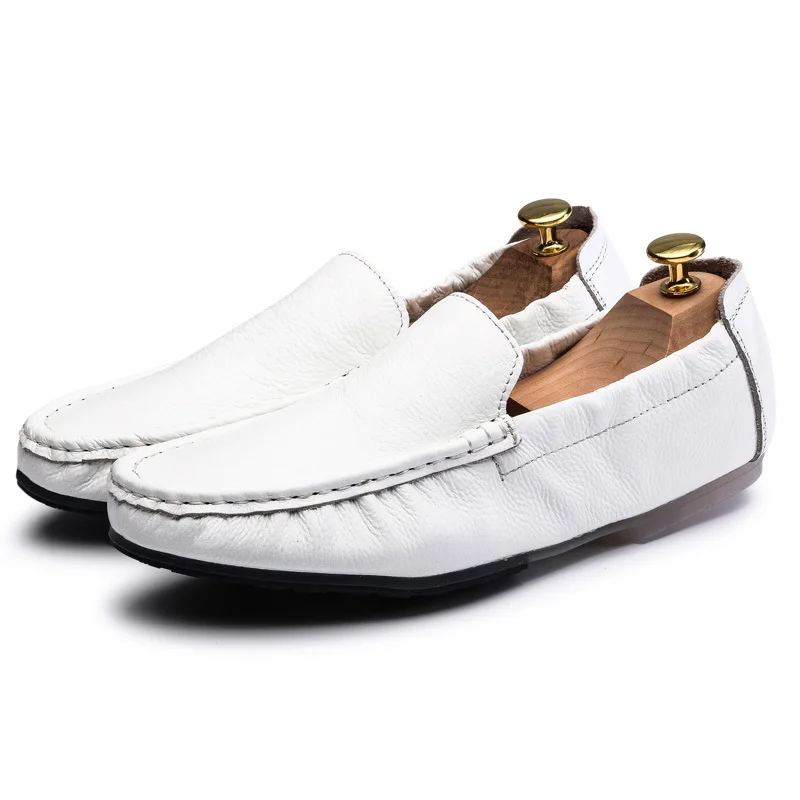 Supper Comfort Mens Genuine Leather Loafer Shoes 2015 Spring Hand Made Loafers Slip on Flats for Man Casual Driving | Обувь