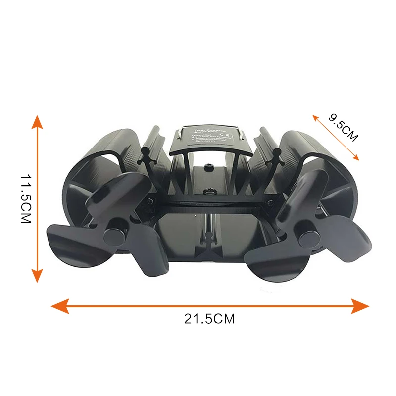 3 9 дюйма Высота Экстра мини двойной лопасти вентилятор для печи работающий от