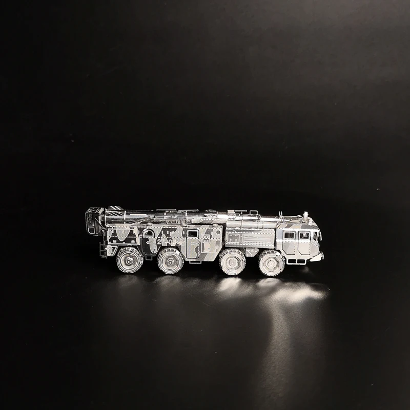 3D головоломка металлическая модель Военный танк игрушки головоломки DIY сборка DF11 ракетный носитель Китайская армия оружие украшение автомобиля