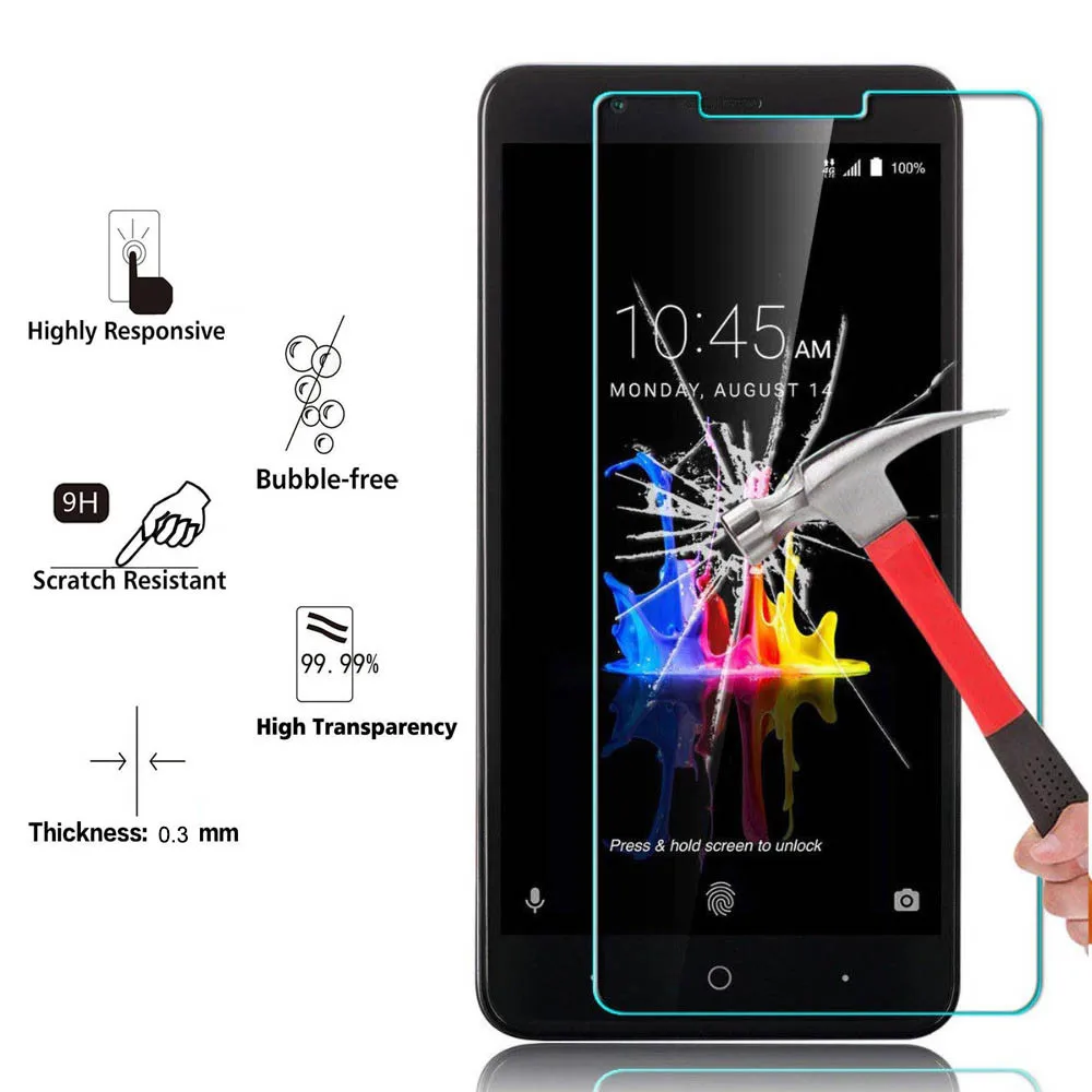Закаленное стекло 9H для ZTE Blade V8 Mini защитная стеклянная пленка защитное