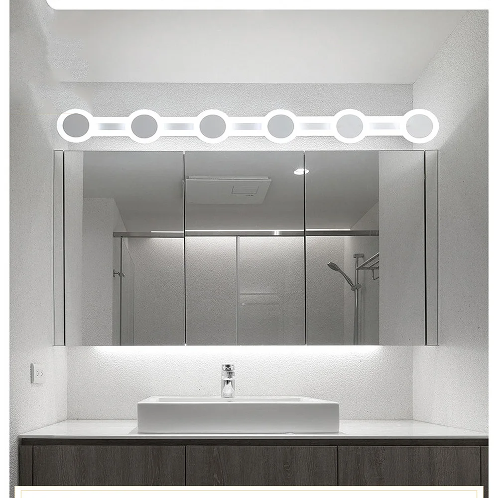 Креативная графическая комбинация светодиодных зеркальных фар для спальни