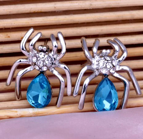 E036 корейские модные украшения творческий реалистичный кристалл серьги в виде