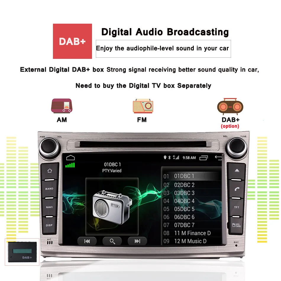 Магнитола с восьмиядерным процессором android 10 0 DVD для Subaru Legacy Outback 2008 2013 GPS