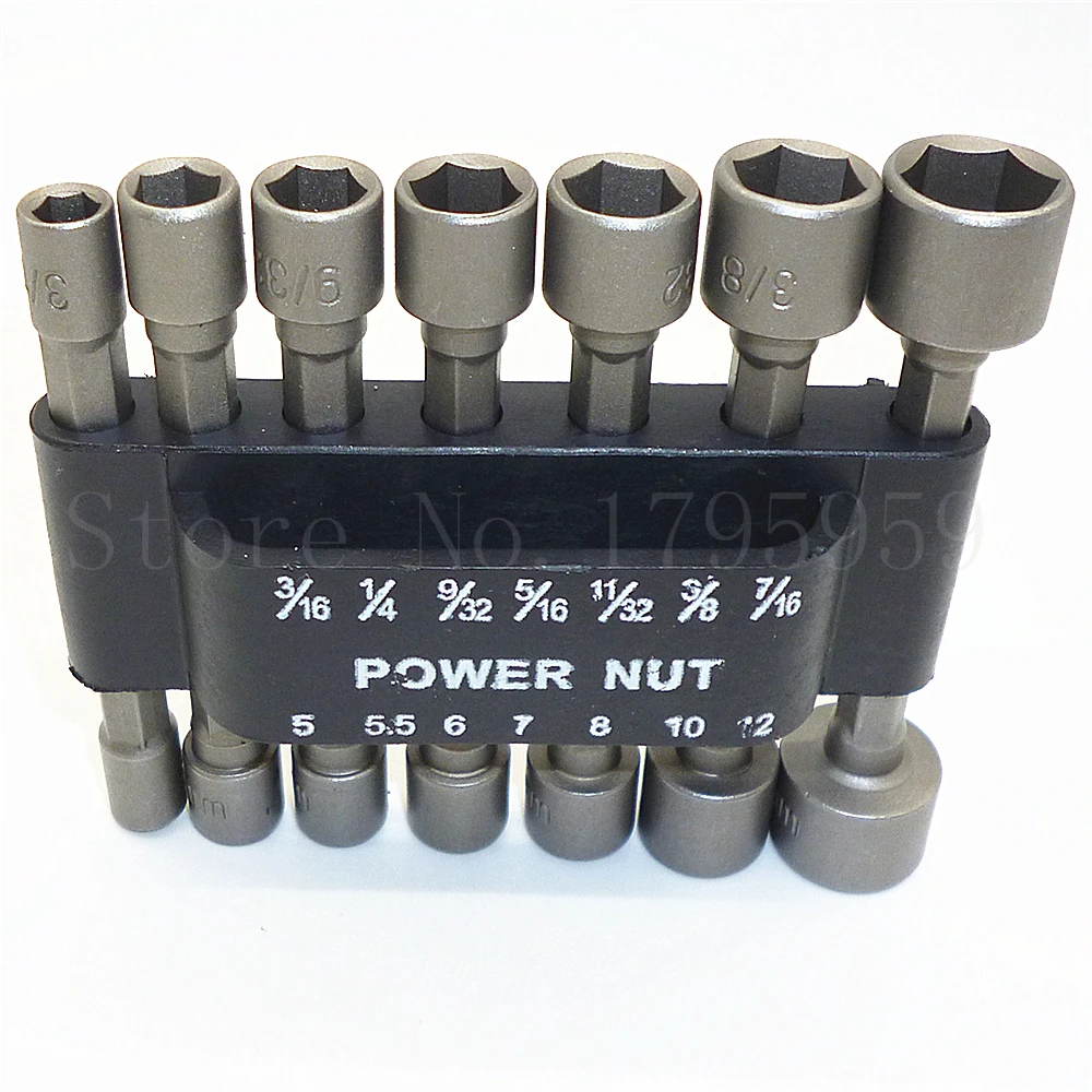 Набор ударных торцевых ключей 1/4 дюйма 14 шт.|socket wrench|nut driver drill bitsocket set |