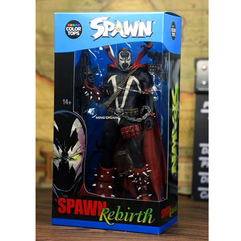MacFarland Al Simmons 7 дюймов Spawn супергероя Джима даунина ПВХ фигурка Коллекционная модель игрушки в коробке W49