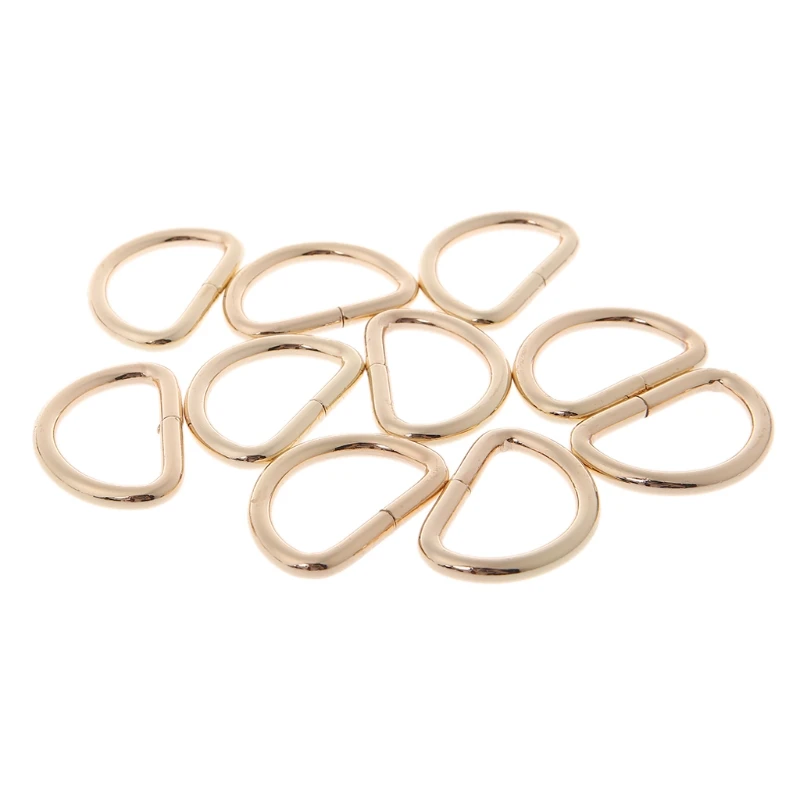 Новинка 10 шт. 32 мм металлическая полукруглая несварная Пряжка для рюкзаков