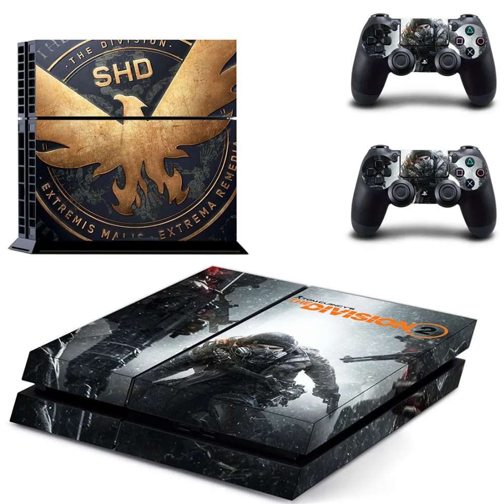 Наклейки Tom Clancy's The Division 2 для консоли Sony PlayStation 4 и контроллеров PS4|Наклейки| |