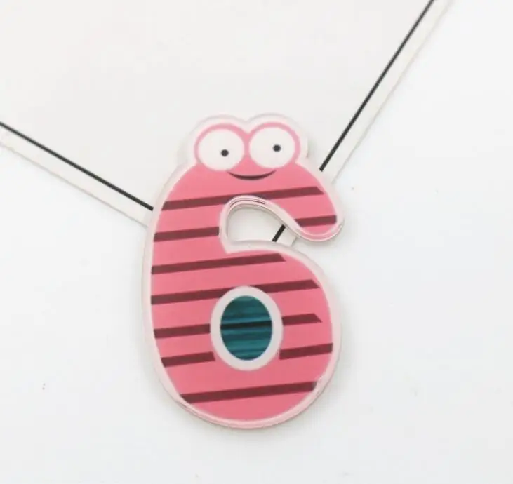 Животные дизайн 10 цифровые цифры детская одежда вечерние украшения DIY значки 50