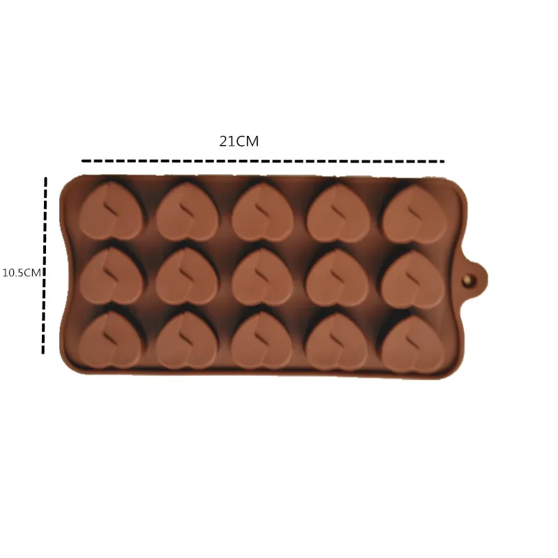 SHENHONG форма для шоколада с поп-сердцем 3D антипригарная силиконовая торта