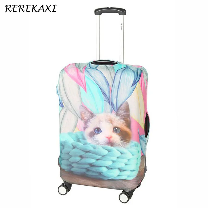 REREKAXI дорожный эластичный Чехол для багажа, защитный чехол, чехол на колесиках, пылезащитный чехол 22~ 28 дюймов, аксессуары для путешествий