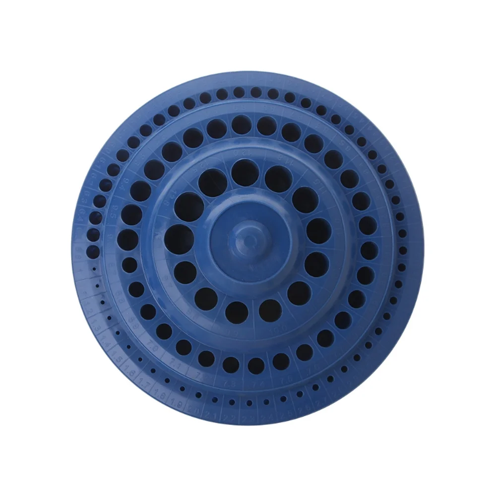 Сверло чехол для хранения Подставка круглая форма жесткий пластиковый