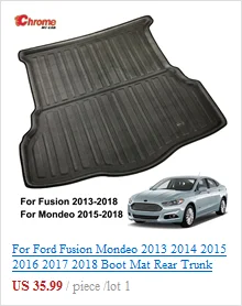 Для Ford Fusion Mondeo 2013 Chrome передние противотуманные Foglight КРЫШКА лампы Отделка украшения интимные аксессуары стайлинга автомобилей