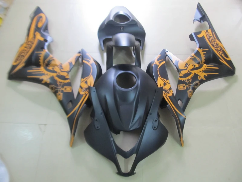 Комплект обтекателей под давлением для мотоцикла Honda CBR600RR 07 08 оранжевый матовый