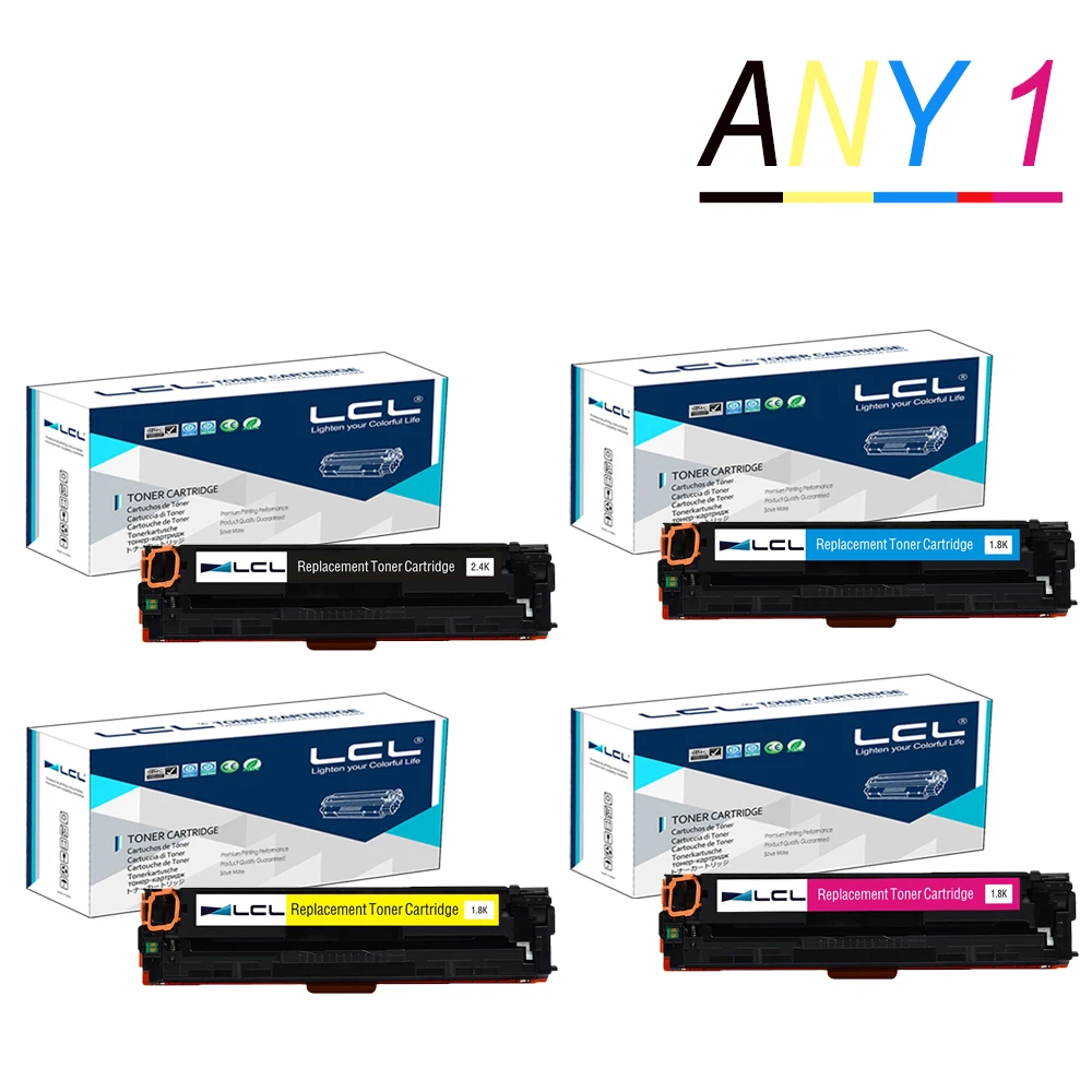 Any1 LCL 131X 131A CF210X CF210A CF211A CF212A CF213A (1 упаковка) Тонер картридж совместимый для HP LaserJet Pro