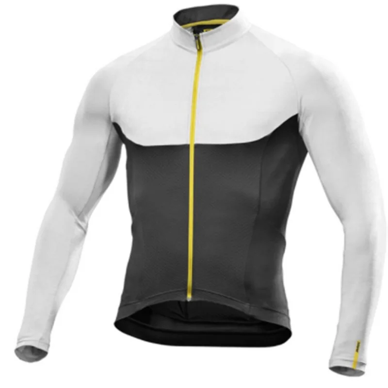 Long Jersey mavic мужской длинный рукав Велоспорт Джерси Mtb велосипедная одежда велосипедный Майо Ropa Ciclismo Спортивная одежда велосипедная одежда - Цвет: Long Jersey