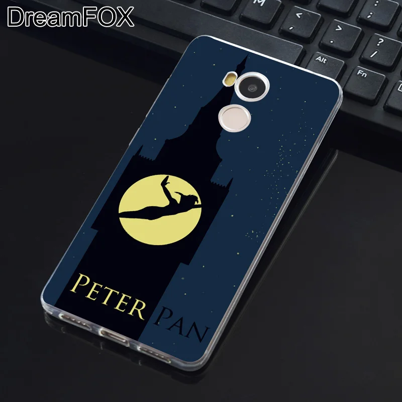 DREAMFOX K142 Peter Pan Book Soft TPU Silicone Case Cover For Xiaomi Redmi Note 3 4 5 Plus 3S 4A 4X 5A Pro Global |