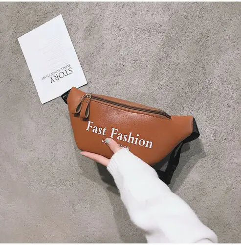 Кожаная поясная сумка с надписью для мужчин модная забавная Сумочка унисекс