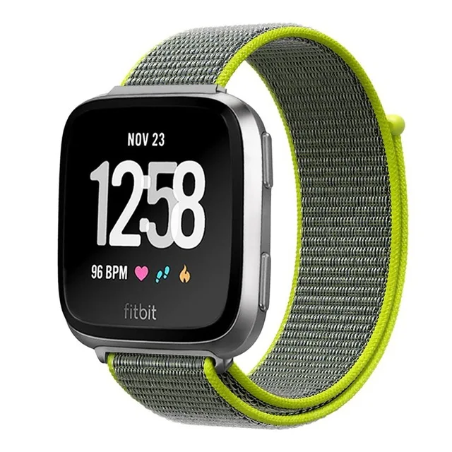 11 Спортивный сменный нейлоновый ремешок для Fitbit Versa 2, дышащая Регулируемая петля, ремешок для часов Fitbit Versa Lite Smart Watch - Цвет: 11