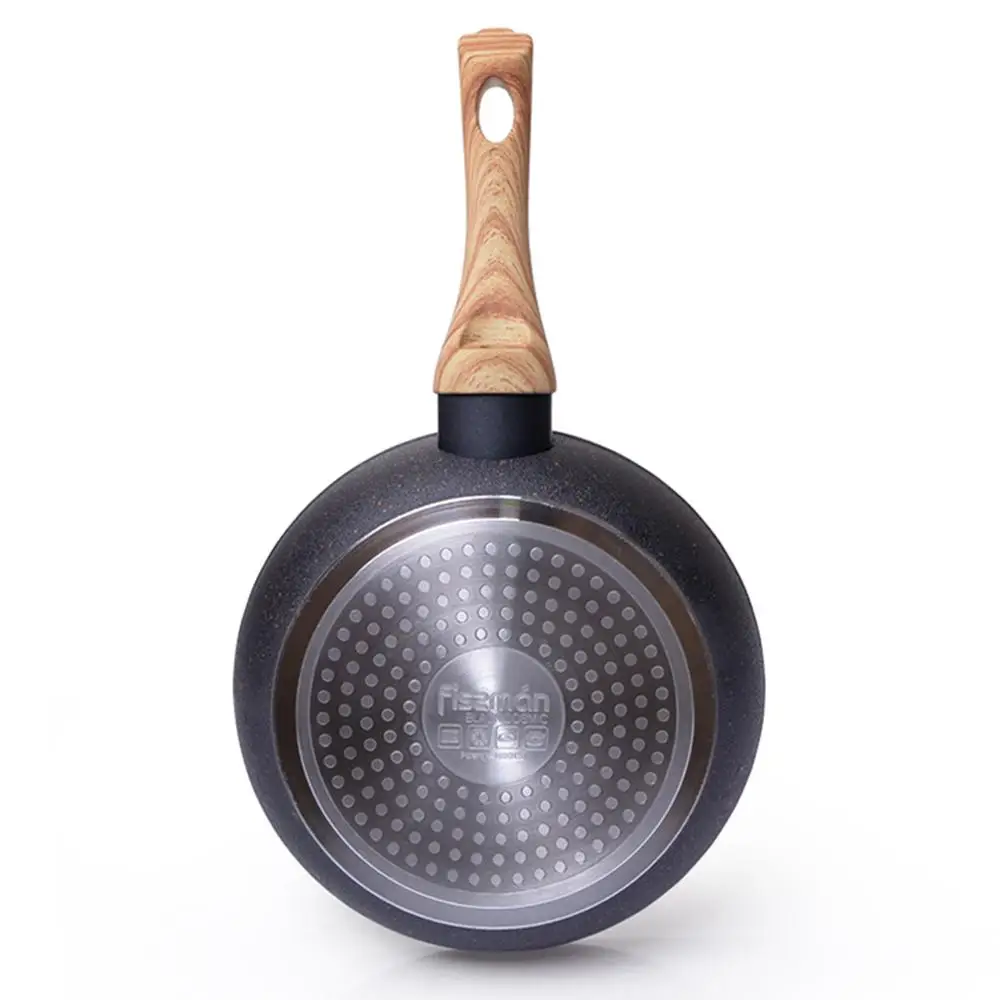 FISSMAN Frying Pan 20-24CM BLACK COSMIC Non-stick Coating Aluminium for Gas Induction Cooker | Дом и сад