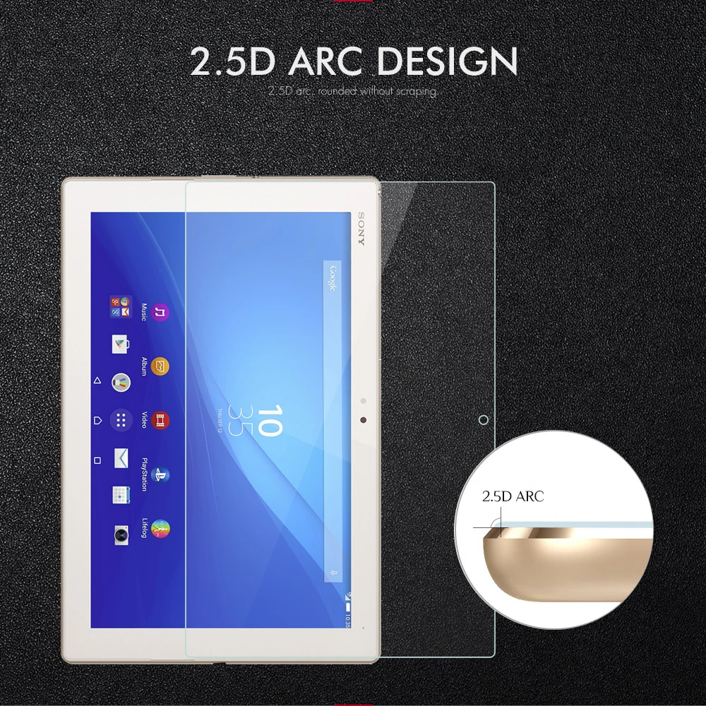 Закаленное стекло для sony Xperia Z4 Tablet SGP771 SGP712 10,1 дюйма 9H ультратонкая Защитная пленка для планшета из закаленного стекла