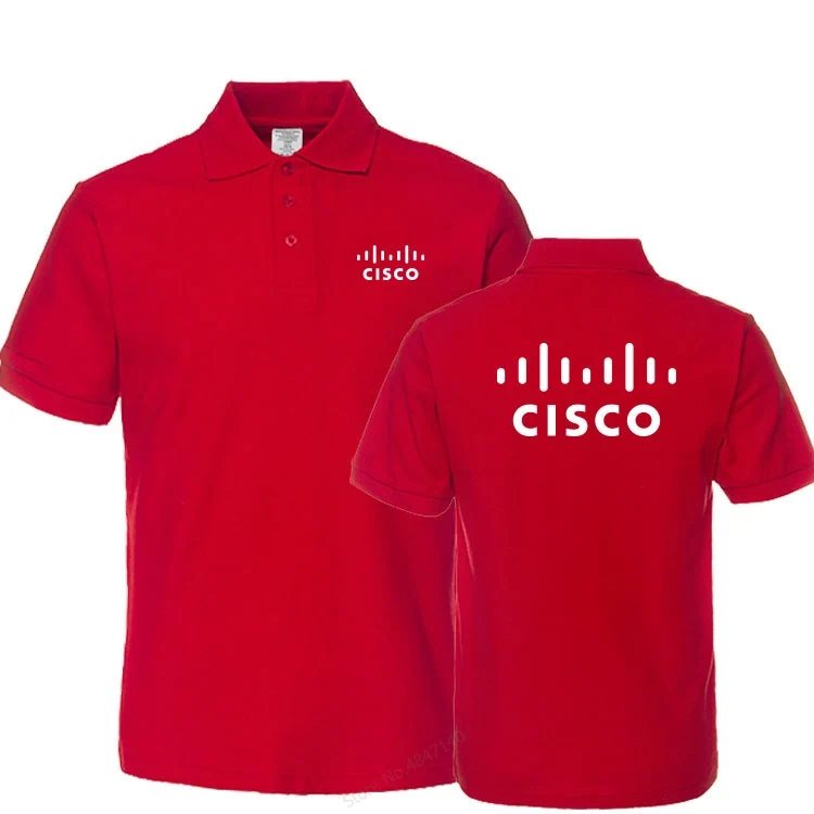 6 Мужская рубашка поло с коротким рукавом, Модный деловой бренд Cisco, летняя мужская одежда, топы - Цвет: 6