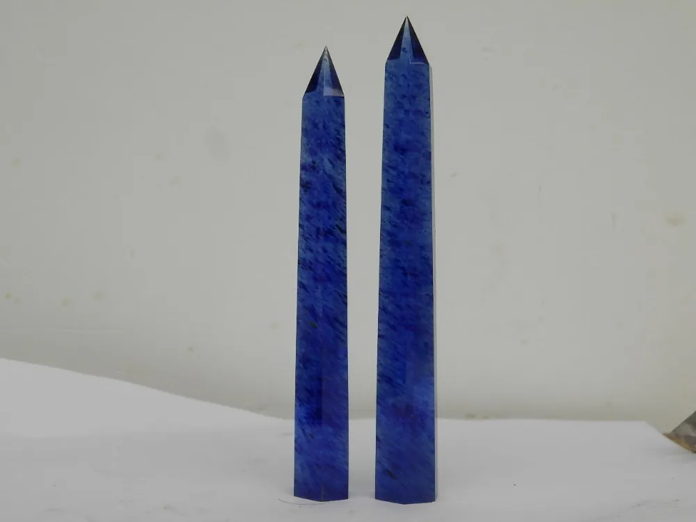 2 синий плавления кварца кристалл палочка ТОЧКА исцеления|healing point|healing crystal wandshealing