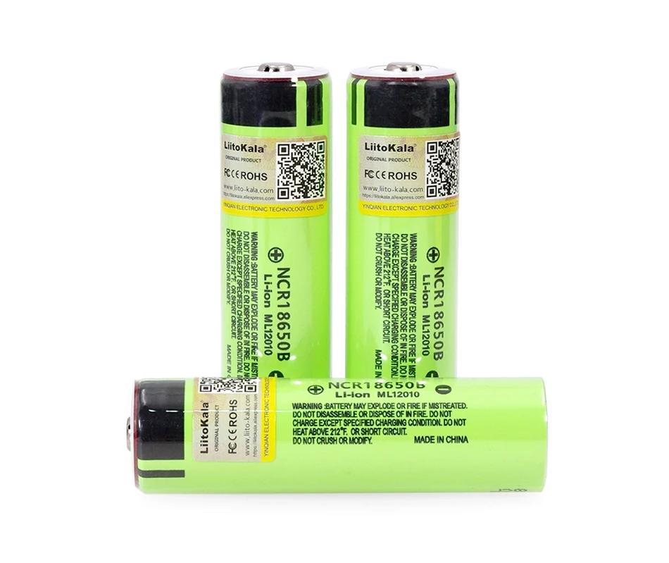 Liitokala новая Оригинальная NCR18650B 3,7 V 3400mAh 18650 перезаряжаемая литиевая батарея для батареи+ DIY остроконечная