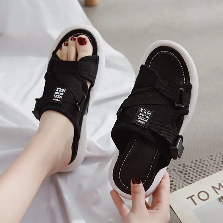 Летние женские домашние тапочки сандалии повседневные пляжные шлепанцы на