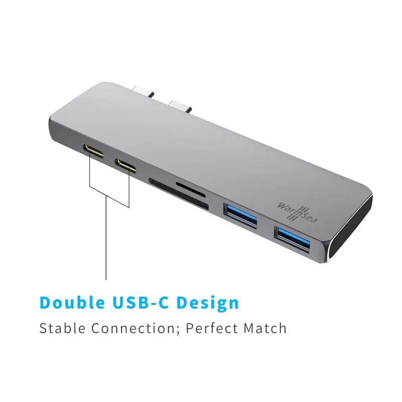 Usb type C концентратор адаптер Thunderbolt 3 док-станция type-C с 4K HDMI USB 0 микро TF SD карта для