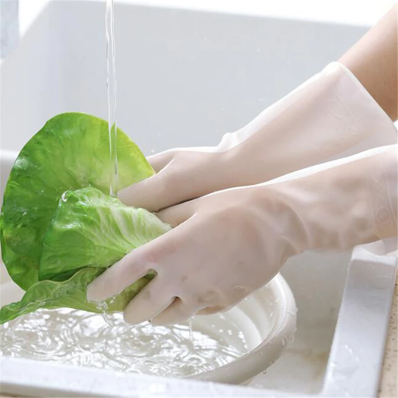 Бытовые Пластиковые Перчатки из ПВХ для уборки кухни мытья посуды/одежды