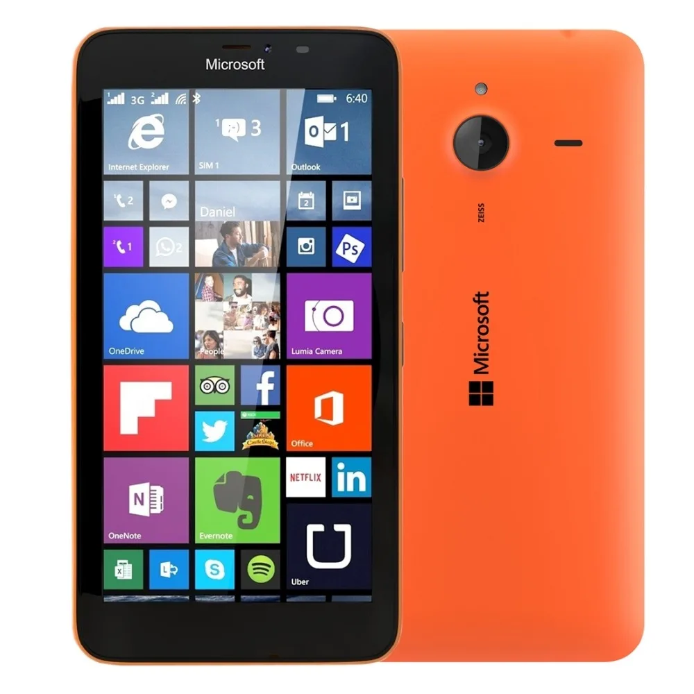 Оригинальный Nokia Lumia 640 и 640XL с одной SIM картой двумя картами 5 0 дюйма 8 Мп