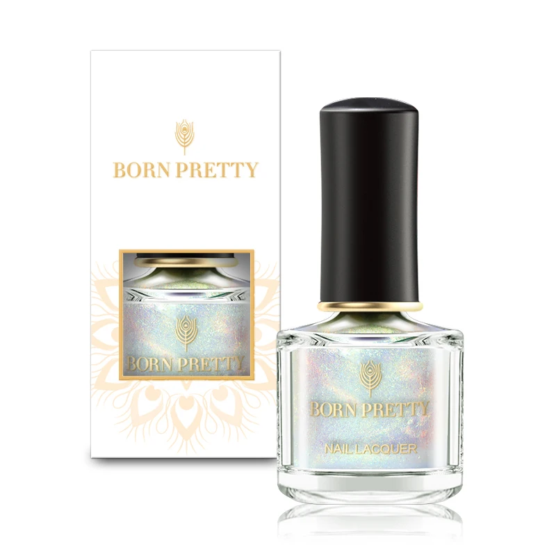 Лак для ногтей BORN PRETTY Pearl Glimmer 6 мл блестящий верхнее покрытие лак | Красота и