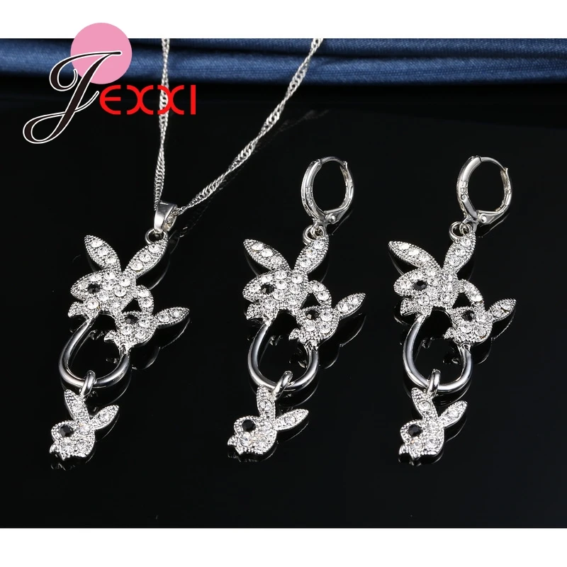 Комплект из колье и серёг серебра 925 пробы|jewelry sets|set fashionset jewelry |